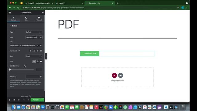 How to add a download pdf button using Elementor | WordPress Tutorials смотреть онлайн