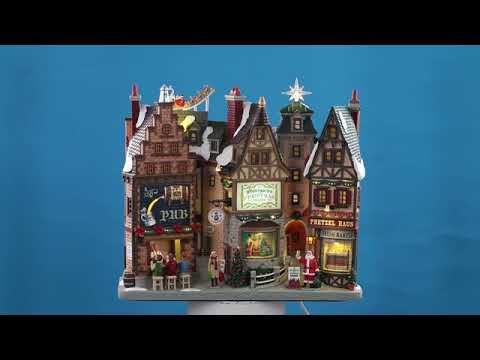 Lemax Фасад Рождество в Винтергартен Лейн арт 05701