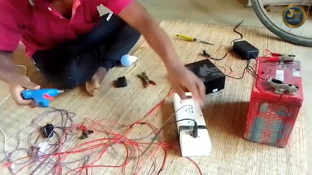 Inverter With Big Battery Make Inverter System Big || 200 Watt 12Volt To 220Volt Dc To Ac Converter