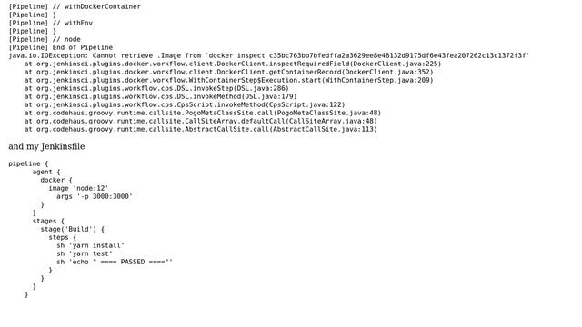 DevOps & SysAdmins: How do I run docker agent in Jenkins on RHEL base image? смотреть онлайн