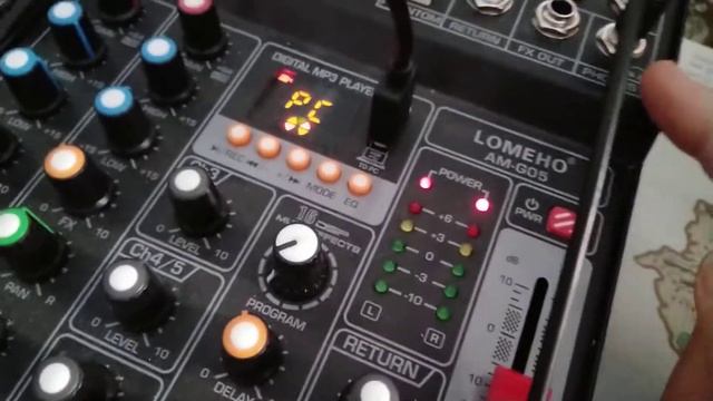 LOMEHO AM-GO5 mini mixer смотреть онлайн