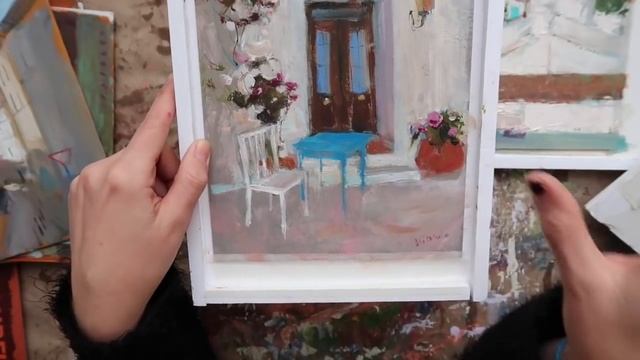 ДО и ПОСЛЕ мои работы маслом: пленэр с Вероникой Лобаревой в Аликанте. Апрель 2019 смотреть онлайн