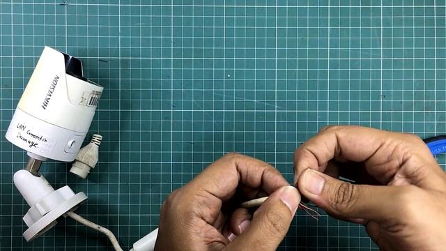 CCTV Camera LAN Port Repair