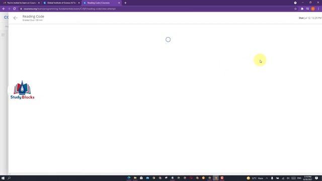 Coursera | Programming Fundamentals | Week (1 - 4) | Answers смотреть онлайн