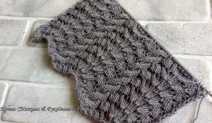 ШИКАРНО И НЕСЛОЖНО - Фантазийный ажурный узор спицами