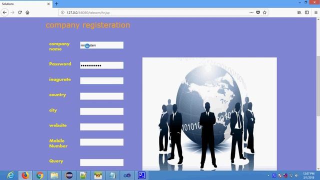 Telecome Business Information System in Java смотреть онлайн