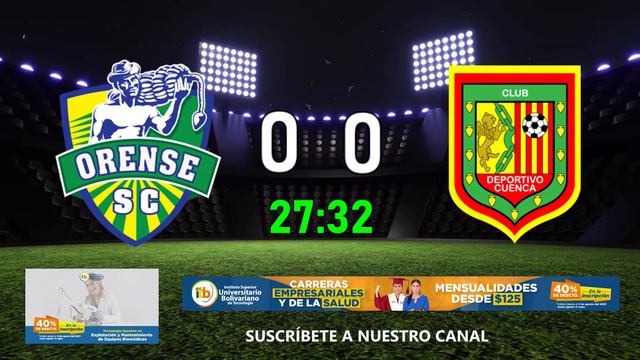 ORENSE VS DEPORTIVO CUENCA - EN VIVO LIGA PRO 2024 - FORMATO RADIO смотреть онлайн