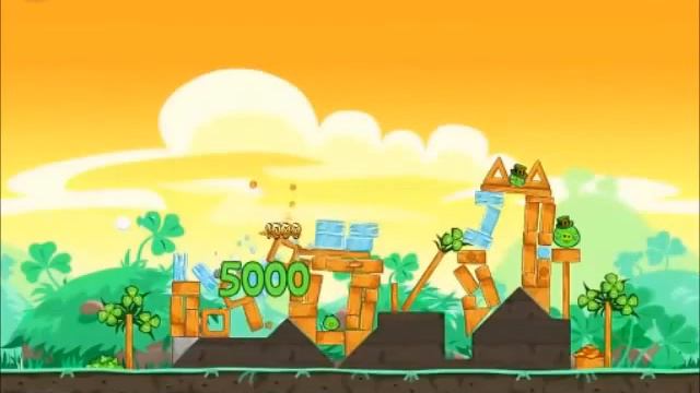 Official Angry Birds Seasons Walkthrough Go Green, Get Lucky 1 6 смотреть онлайн
