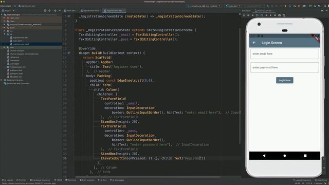 Flutter firebase authentication смотреть онлайн