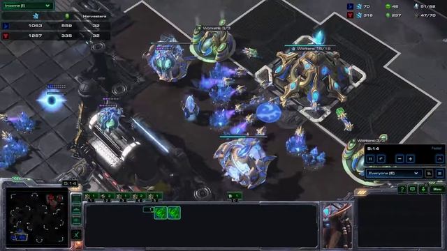 StarCraft 2: LotV #86 - Furcsa csaták - Mass Oracle fail смотреть онлайн