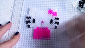 Термомозаика. Хелоу Китти из термомозаики