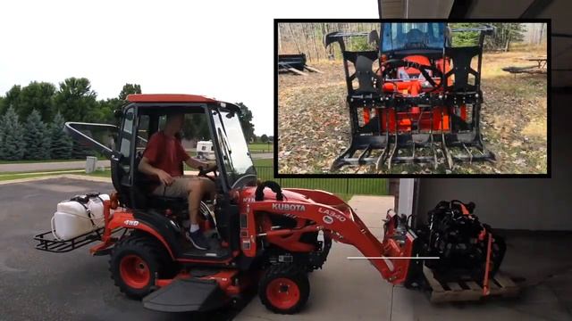 ARTILLIAN FORKS FOR YOUR TRACTOR (plow, grapple, trench, rake) смотреть онлайн