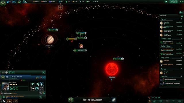 Stellaris Heinlein/Leviathan DLC, Part 09 - Galactic Green Genocide смотреть онлайн