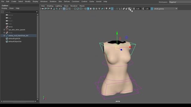 Advance Torso Rig by node editor | IK & FK working together | Torso Stretch Rig | 3D Rig смотреть онлайн