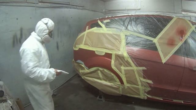 Ford S-MAX usunięcie korozji i lakierowanie. смотреть онлайн