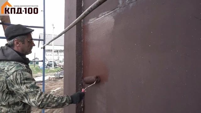 Строительство мансардного дома 85 кв м от КПД100 смотреть онлайн