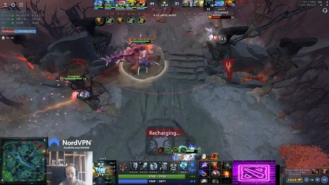 Топсон на Зевсе через фаст Шард | 82к магического урона | Topson Stream Dota 2 смотреть онлайн