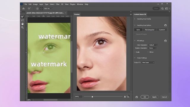 Remove Text from Images in Seconds! Photoshop vs AI ONLINE Watermark Remover ! смотреть онлайн