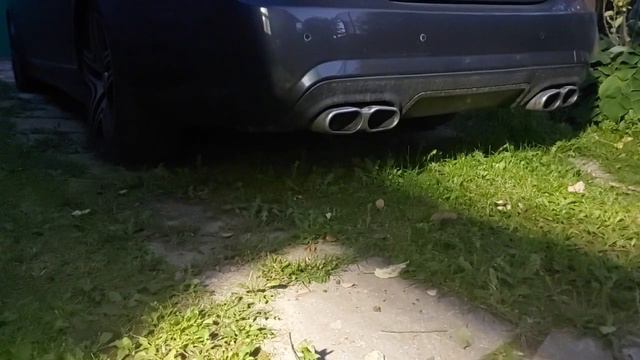 w221 S500 4.7 V8 biturbo с банками от S63 ///AMG.