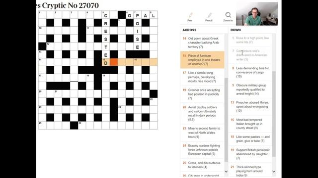 How to read a cryptic crossword clue: Beginner video смотреть онлайн