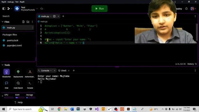 Python lecture #3 | Index, Taking Users Input, and Functions | Coding Center смотреть онлайн