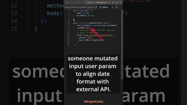 People of the TypeScript - do not mutate input parameter ?♀️ смотреть онлайн