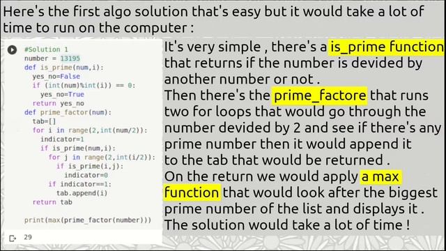 Solving the third Euler project problem using Python 3 смотреть онлайн