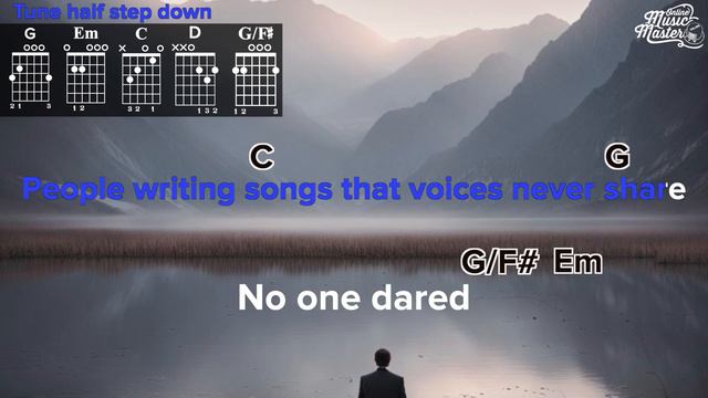 Sound Of Silence I Simon And Garfunkel I Play A Long I Guitar I Beginner Chords I Lyrics смотреть онлайн