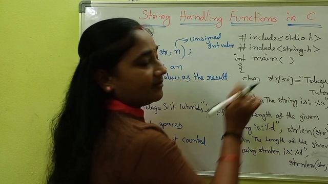 C Language ||Strings in C :Part-4||String handling functions : Part-A ||Telugu Scit Tutorial смотреть онлайн