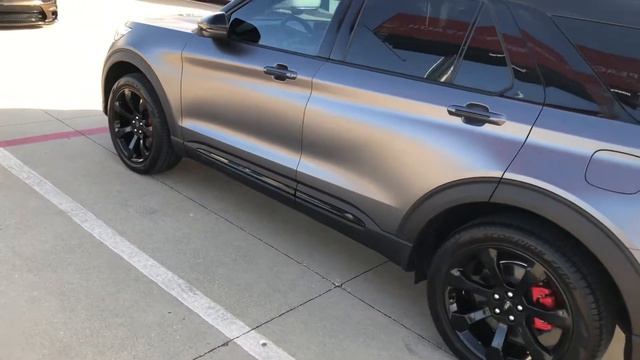 Ford Explorer ST 2-Tone Wrap in 3m Satin Dark Gray! смотреть онлайн