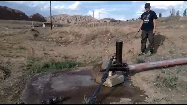 Запуск Гидротарана Рогозина Г.В. ГТ-170 в университете Центральной Азии города Нарын. смотреть онлайн