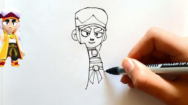 How To Draw New Brawler Skin Furious Fang - Brawl Stars Step by Step смотреть онлайн