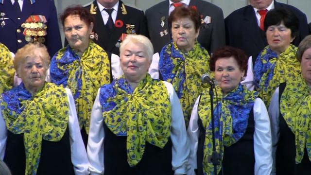 Хор Ветеран Вышгорода Майский вальс 09 05 2017 смотреть онлайн
