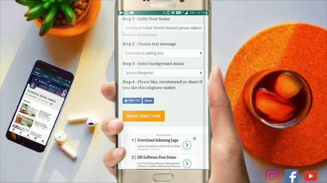 Top Secret Website To Make name Ringtone Free in Android Smart Phone|| By Technical Sohail World смотреть онлайн
