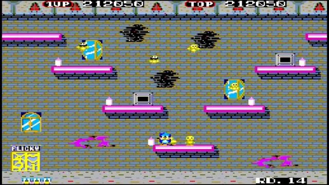 flicky [arcade] gameplay смотреть онлайн