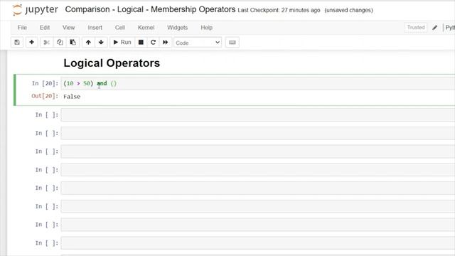 4-) Comparison, Logical, and Membership Operators in Python | Python for Beginners | bunudayaz смотреть онлайн