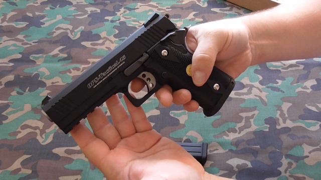 WE Hi - Capa 4.3 OPS - Tactical.45 gas GBB & chrono. смотреть онлайн