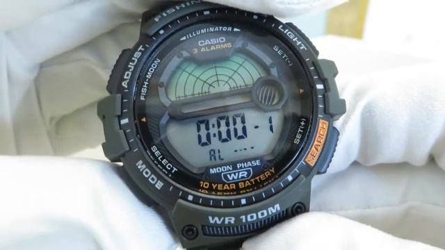 Casio Fishing Gear WS-1200H-3AVEF смотреть онлайн