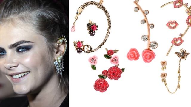 МОДНЫЕ СЕРЬГИ 2016 / КАФФЫ / earrings смотреть онлайн