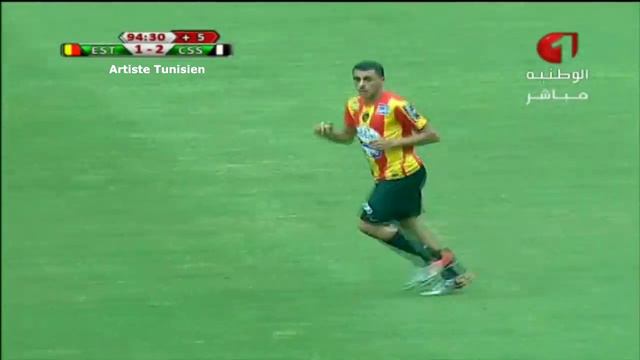 [Coupe De Tunisie 2014 , 1/4] EST Vs CSS (1-2) - But De Ahmed Akaichi (90+5') 15-06-2014