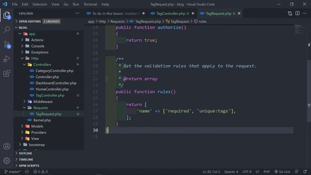 Tag CRUD and routes | Create a blog with Laravel 8, Jetstream & Livewire | #08 смотреть онлайн