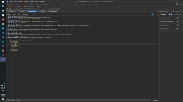 Exploiting XXE using external entities to retrieve files - APPRENTICE смотреть онлайн