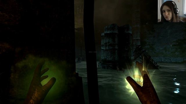 Skyrim Let's Play 099 - female Argonian w face cam смотреть онлайн
