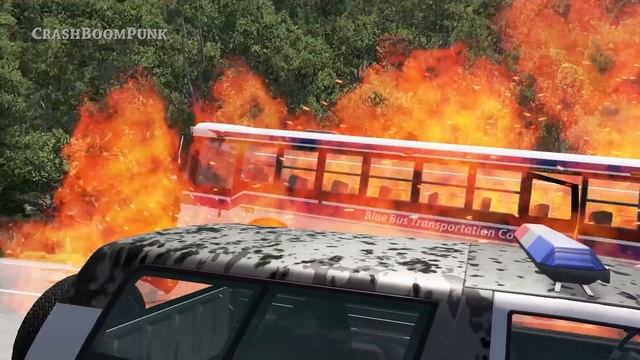Crazy Police Chases #143 - BeamNG Drive Crashes | CrashBoomPunk смотреть онлайн