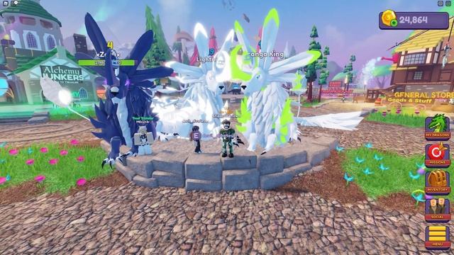 I use Empyrous Theme Potion and Tertiary Colour Potion on my Aranga in Roblox Dragon Adventures смотреть онлайн