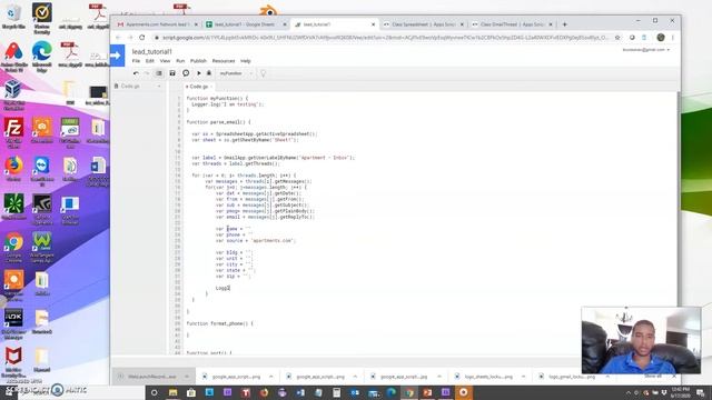 Google Sheets App Script - Using Automation To Read Emails - Part 2 смотреть онлайн