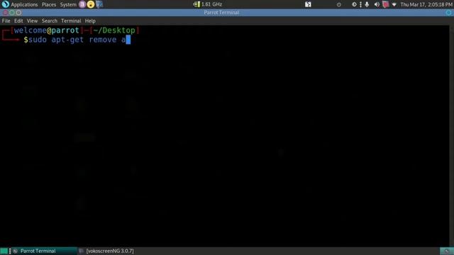 How to remove / uninstall software / application using terminal | #parrot Linux смотреть онлайн
