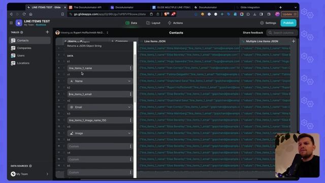How to Include Multiple Line Item Tables in Glide (native integration) смотреть онлайн