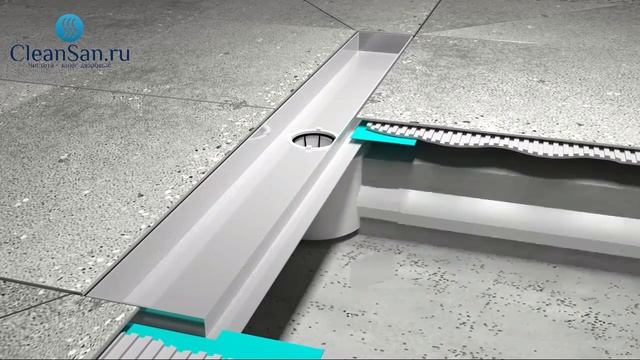 Душевой трап RGW SDR-01 анимация работы гидрозатвора смотреть онлайн