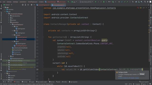 WhatsApp Clone App Clean Architecture Kotlin Android Studio Part 4 смотреть онлайн